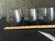 Vintage Wedgwood Ronald Stennett Willson Set 6 Smoked Glasses Tumblers VGC 1970s