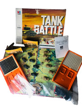 Board Game Tank Battle MB Games Vintage ra