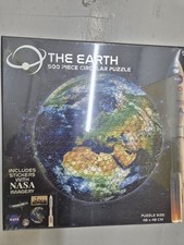 Nasa Earth 500 Piece Circular Jigsaw Puzzle New & Sealed