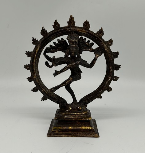 Vintage bronze asian dancing - vintage,