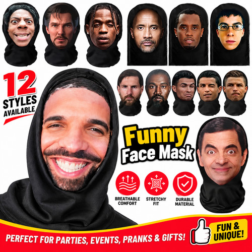 Celebrity face mask - 3d,