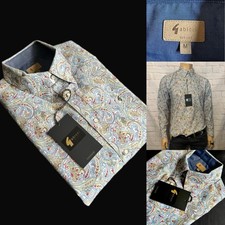 Gabicci Vintage "Logan" Casual Shirt, Medium, Babycord Cotton, BNWT