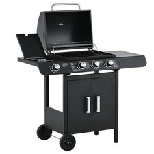 Deluxe gas barbecue - grill, 3+1