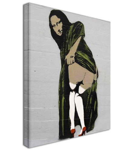 Mona lisa banksy - lisa,