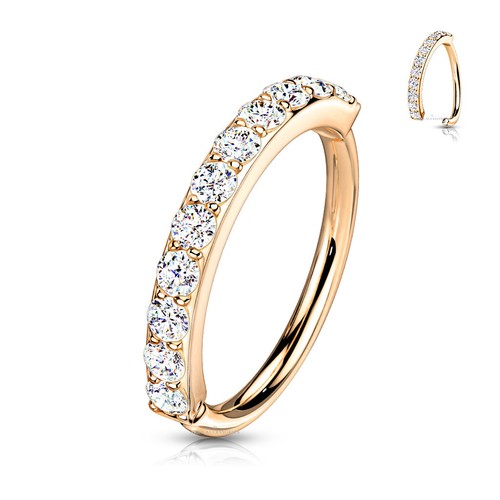 Nose ring hoop rook helix - hoop,