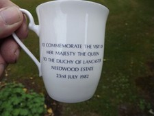 1982 china mug for the Queen's