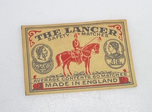 Vintage british matchbox label - matchbox,