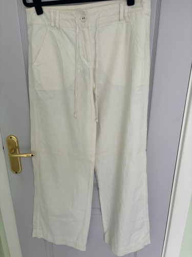 George white linen mix - , wide