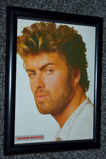 GEORGE MICHAEL wham A4 FRAMED