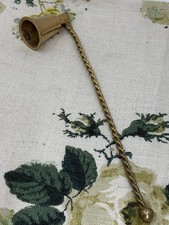 VINTAGE brass candle snuffer