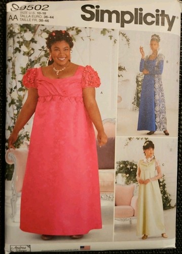 Simplicity regency gown empire - gown,