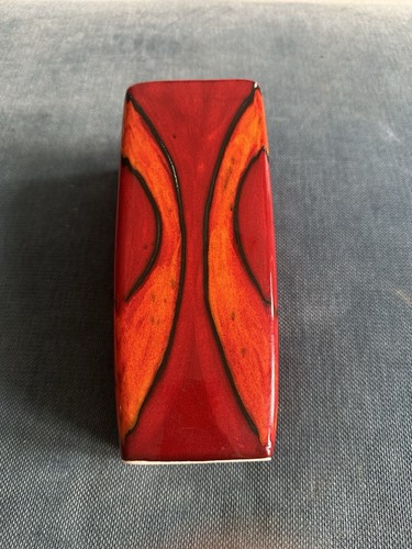 Anita harris orange vase - orange,