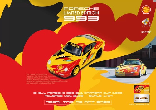 Shell porsche 993 carrera cup - porsche,
