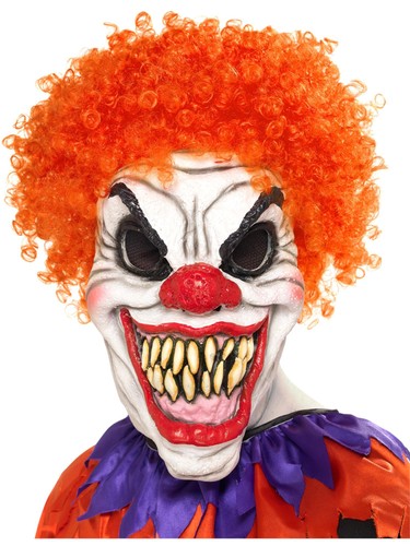 Scary clown mask - clown,
