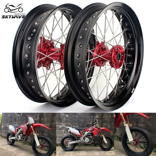 Supermoto wheel set for - 17",