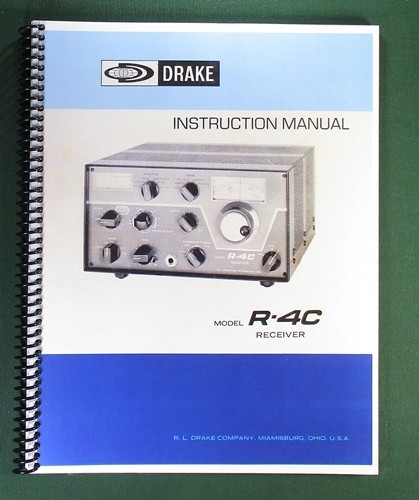 Drake instruction manual - r-4c,