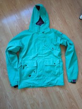 Santa Cruz Ski Snowboard Jacket Size 12 Medium Mint Green Good Used Condition W