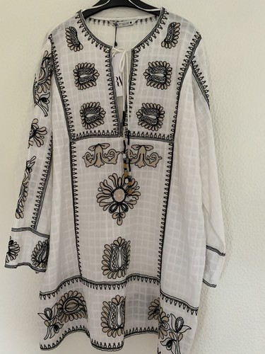 Zara long sleeve embroidered - long,