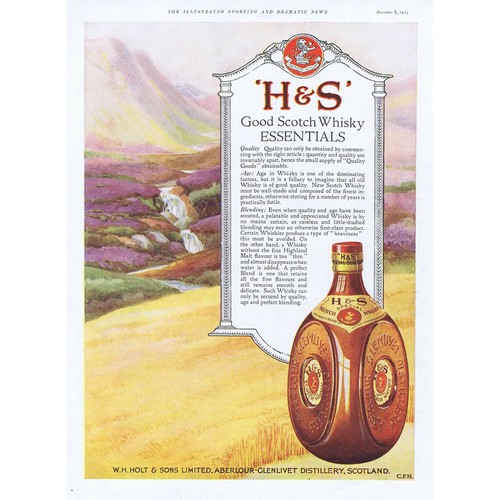 Whisky glenlivet - h&s,