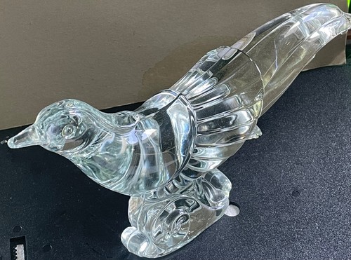 Paden city crystal glass bird - paden,