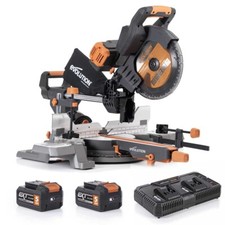 Evolution Cordless R255SMS-DB-Li 255mm 36V Double Bevel Sliding Mitre Saw