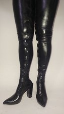 Overknee Boots Latex Patent