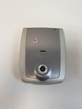 UNTESTED NEC E808 Silver Mobile Phone flip Up QWERTY vintage collector Large Key