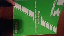 OEM KAWASAKI  KX500  OWNERS / SERVICE MANUAL 1982 1983 1984