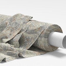 William Morris Fabric Strawberry Thief Natural Furnishing Curtain Cushion Fabric