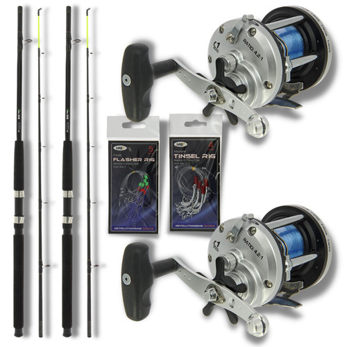 Boat rods 6ft multiplier - 2, x