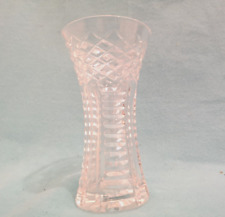 Cut glass vase, England
