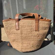 Whistles Neutral Jute Leena Bag, Hand held/Shoulder/ Crossbody 