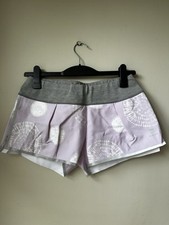 Sweaty Betty X Richard Nicoll Rare Workout Shorts Lilac And Grey Size M