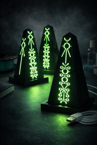 Wh40k necron style usb - usb, led