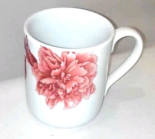 Bone china red - bone, peony