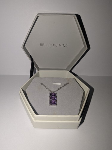 Belleek living violet necklace - belleek,