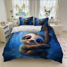 Forest Tree Sloth Soft Duvet