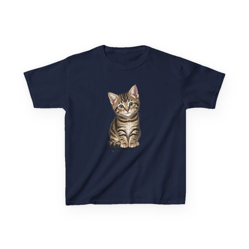Kids stay pawsitive tabby - kids,
