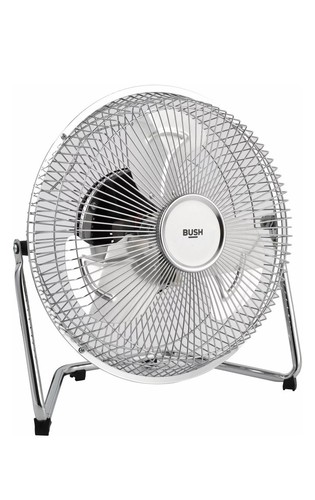 Chrome tilt desk fan - fan,