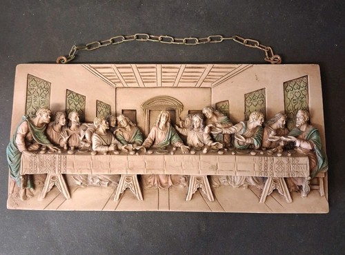 The last supper resin wall - last,