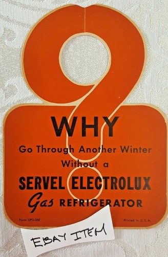 1930c advertising door tag - 1930c,