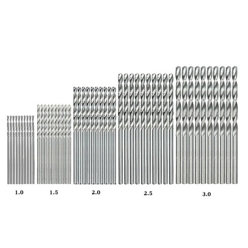 Piece set drill bits hss - 50,