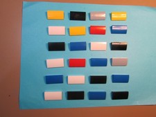 24 GENUINE LEGO   2 X 4  CURVED SLOPED BRICKS  No 88930