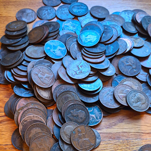 British pre decimal one - pre-decimal,