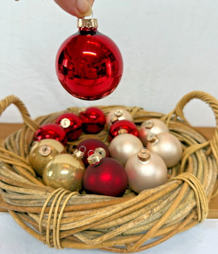 Vintage glass christmas - vintage,
