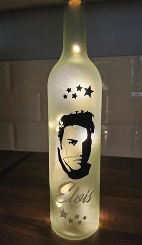 Elvis presley wine bottle - elvis,