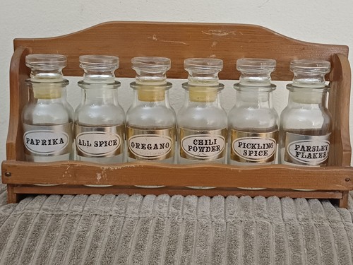 Mrm wooden spice rack - rack, 6