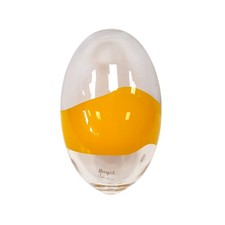 Hand Blown Large Glass Yellow