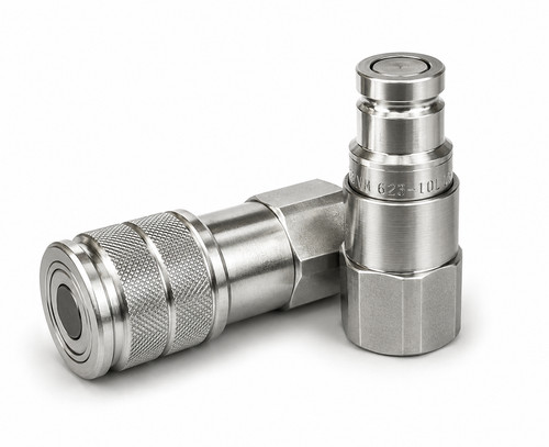 Hydraulic flat face coupling - flat,
