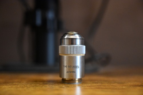 Leitz microscope objective - microscope,